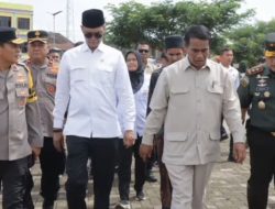 Wakapolda Aceh Dampingi Mentan Tinjau Lokasi Oplah di Desa Nga Matang Ubi