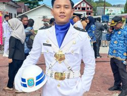 Gunawan Dedi Wahyudi Pemegang Bendera Pataka di HUT ke-2 Provinsi Papua Barat Daya