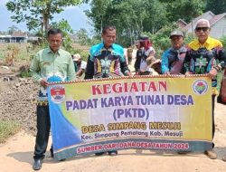 Dorong Pembangunan Desa, Pemdes Simpang Mesuji Bersama Masyarakat Laksanakan PKTD 2024