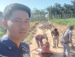 Tingkatkan Aksesibilitas dan Kesejahteraan Warga, Pemdes Budi Aji Bangun Jalan Usaha Tani