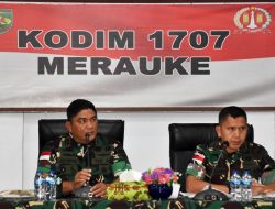 Kodim Merauke Gelar Rakor Makan Bergizi Jelang Kunjungan Wapres RI