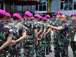 Jelang Tahun Baru 2025, Prajurit Denmako Pasmar 3 Laksanakan Apel Khusus