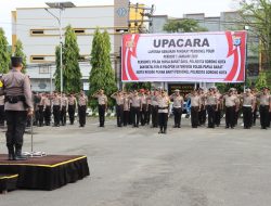 Kapolda Papua Barat Daya Pimpin Upacara Kenaikan Pangkat 62 Personil Polresta Sorong Kota
