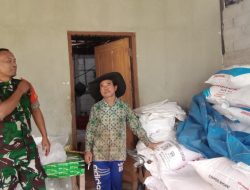 Babinsa Klego Pantau Distribusi Pupuk di Desa Gondanglegi