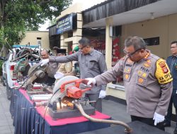 Musnahkan Ribuan Knalpot Brong: Wujud Tegas Polresta Mataram Jaga Ketertiban Lalu Lintas