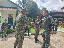 Letkol FAD Farid Commanding Officer TDM Kunjungi Kotis Nanga Badau, Ini Tujuannya