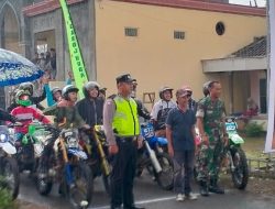 Babinsa Koramil Pagelaran Dukung Kegiatan Bansos Adventure Trail Syariah untuk Tingkatkan Kepedulian Sosial