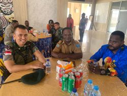 Satgas Yonif 762/VYS ikut serta menghadiri perayaan Natal gabungan dan lepas sambut tahun baru 2024-2025