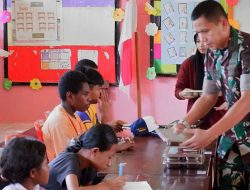 Sebanyak 284 Siswa Siswi SMP Negeri Buti Merauke Dapat Makan Gratis Program Presiden RI