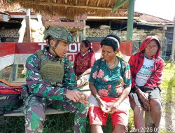 Pelayanan Kesehatan Prajurit Buaya Putih Kostrad untuk Papua Sehat