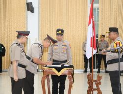 Kapolda Papua Barat Pimpin Upacara Sertijab Lima Pejabat Polda Papua Barat