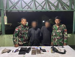 Satgas Yonif 131/Brajasakti Kembali Berhasil Menggagalkan Peredaran Narkotika Jenis Ganja Di Perbatasan Papua