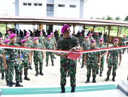 Tingkatkan Ketaqwaan Prajurit, Komandan Pasmar 3 Resmikan Mushola Al-Ikhlas Menkav 3 Marinir