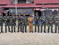 Satgas Yonif 762/VYS Jalin Silaturahmi dengan Pemda Kabupaten Maybrat