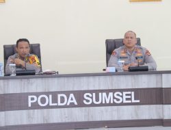 Irwasda Polda Sumsel Berikan Arahan Pengawasan Kinerja kepada Kapolres dan PJU Polres Jajaran Secara Virtual