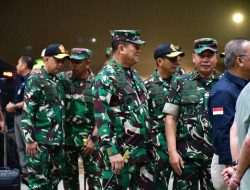Pangkoarmada III Hadiri Silaturahmi Malam Tahun Baru Menhan RI Bersama Prajurit TNI Di Papua