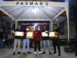 D’Markaz Band Pasmar 3 Turut Meriahkan Acara Perayaan Malam Pergantian Tahun Baru 2025