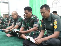 HUT ke-79 Kodam II/Swj, Korem 044/Gapo Gelar Doa Bersama