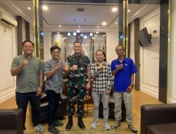 Hangat, Danrem 044/Gapo Terima Silaturahmi Awak Media