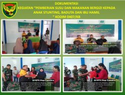 Pastikan Generasi Yang Sehat dan Cerdas, Kodam II/Swj Kembali Gelar Program Pemberian Makanan Bergizi