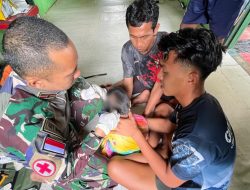 Prajurit Kostrad Pos Lumbis Selamatkan Aldrian
