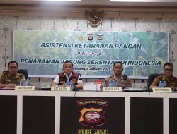 Sinergi Polri dan Dinas Terkait Wujudkan Ketahanan Pangan di Kabupaten Landak