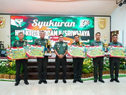 Syukuran HUT Ke-79  Kodam II/Sriwijaya Berlangsung Sederhana. Ini Harapan Pangdam II/Sriwijaya.