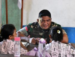 Kodim 1707/Merauke Bagikan Makanan Bergizi Gratis