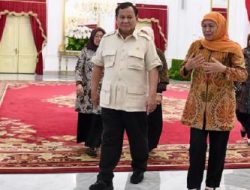 Bertemu Prabowo, Khofifah Usul Anggaran Makan Bergizi Gratis Dibantu APBD