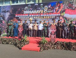 Danmenkav 3 Marinir Hadiri Acara Syukuran HUT Ke-8 Tahun Kodam XVIII/Kasuari