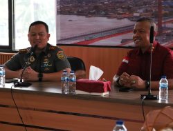 Jalin kerjasama Dandim 0418/Palembang Terima Audiensi Bersama Imigrasi TPI Kelas 1 Palembang
