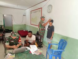 Babinsa Mapia Gelar Pendataan Calon Prajurit 2025