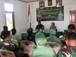 Dandim 1707/Merauke Kunker di 4 Koramil Perbatasan RI-PNG