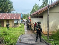 Menjelang Ramadhan, Satgas 141/AYJP Gelar Karya Bhakti Mushala di Kampung Venaha