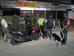 Cegah Aksi Tawuran Kodim 0418/Palembang Gelar Patroli Gabungan,1 Remaja Diamankan Bersama barang bukti