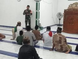 Babinsa Nabire Gencar Sosialisasikan Penerimaan Prajurit TNI AD di Masjid Al Jabar.