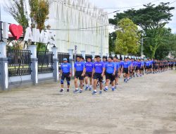 Jumat Sehat Prajurit Denmako Pasmar 3 Laksanakan Olahraga Umum Bersama