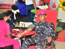 Sukseskan Program CSR, 50 Prajurit Korps Marinir Pasmar 3 Ikut Donor Darah