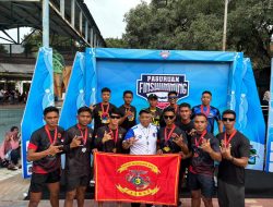 Korps Marinir Sumbang Tiga Medali di Kejuaraan Renang Estafet Biffin Pasuruan Finswimming Championship 2025