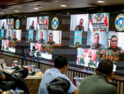 Panglima TNI Pimpin Rapat Vicon Perkembangan Situasi di Wilayah Satgas TNI MONUSCO