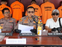 Kapolresta Sorong Kota: Pencurian Kendaraan dan Penipuan Tuntas, Pelaku Ganja Terancam Hukuman Berat
