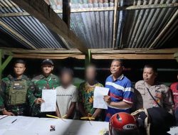 Satgas Yonif 131/Brajasakti Kembali Menggagalkan Upaya Pengedaran Ganja Seberat 150 gram di Perbatasan RI-PNG*