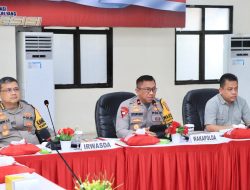 Wakapolda Malut Pimpin Rapat dengan jajaran Bahas Situasi Terkini dan Mitigasi Keamanan
