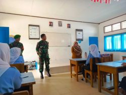 Babinsa Koramil Suak Kandis Kampanyekan Rekrutmen TNI AD di SMKN 5 Muaro Jambi