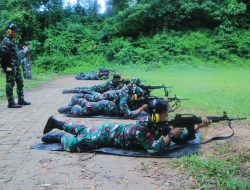 Tingkatkan Profesionalisme Personel Sathanlan Lanud Sultan Hasanuddin Gelar Latihan Menembak