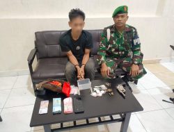 Jajaran Kodam I/BB Ringkus Pengedar Narkoba Bersenjata Api rakitan di Serdang Bedagai