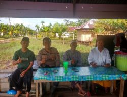 Silaturahmi Kanit Binmas di Rantau Panjang, Warga Sambut dengan Antusias