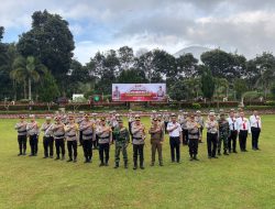 Polres Pagaralam Gelar Apel Gelar Pasukan untuk Operasi Keselamatan Musi Tahun 2025