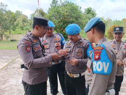 Tingkatkan Disiplin Personel Polri, Propam Polres Landak Gelar Gaktibplin Di Polsek Kuala Behe