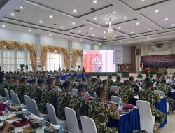 Komandan Yonmarhanlan XIV Sorong Hadiri RAKO dan AKS Korps Marinir TNI Angkatan Laut 2025